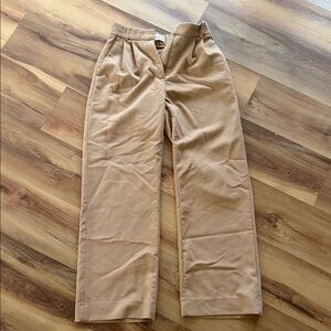 Abercrombie Sloane Classic Tan High-Waist Trousers